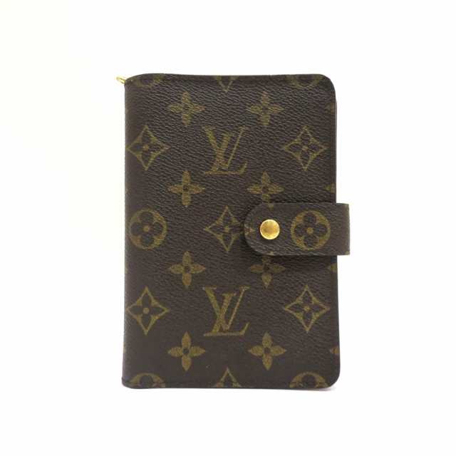 PVC×レザー◽︎種類LOUIS VUITTON 折財布　モノグラム　ポルトパピエジップ