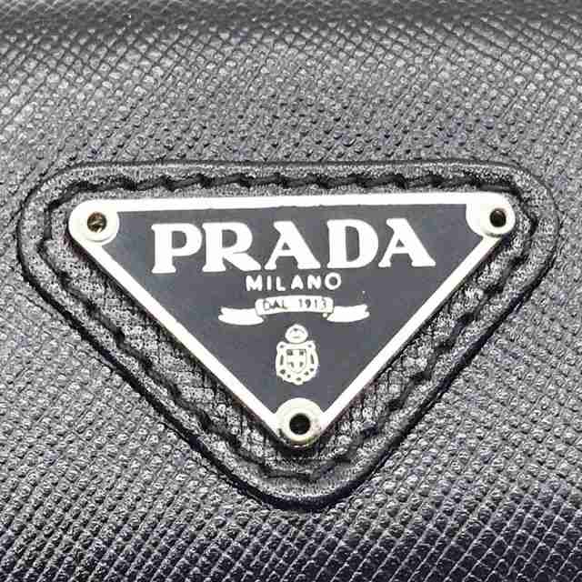 PRADA プラダ 6連キーケース レザー ブラック 黒 サフィアーノ