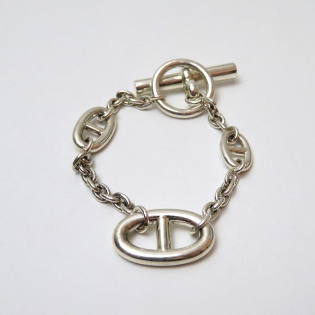 中古 エルメス シェーヌダンクル ブレスレット Ag925 ABランク シルバー アクセサリー 小物 レディース HERMES【三田店】の通販は