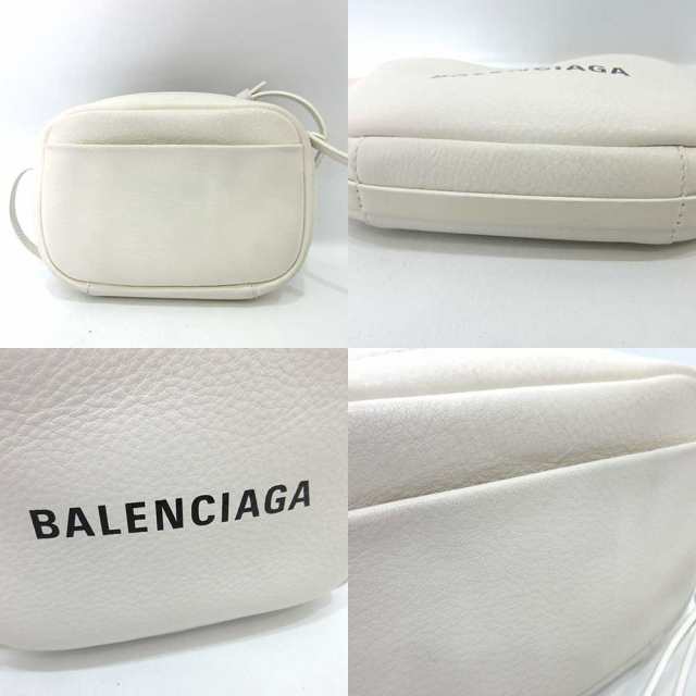 BALENCIAGA エブリデイ ショルダーバッグ ホワイト 斜め掛け