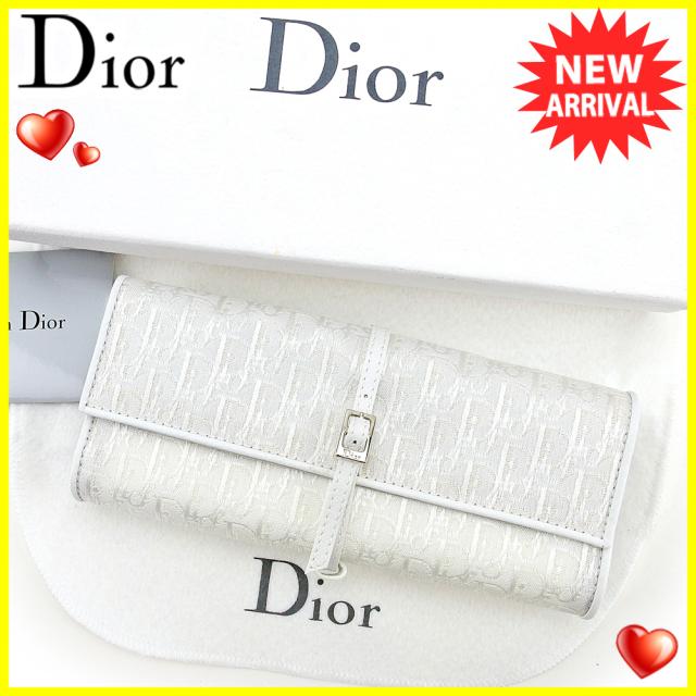 ディオール アクセサリーケース ジュエリーケース トラベル トロッター ホワイト系 シルバー Dior 中古 T4262の通販はau Pay マーケット ブランドデポ