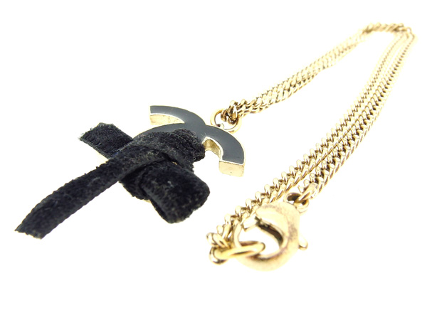 シャネル ネックレス アクセサリー ココマーク×リボン 中古の通販はau  