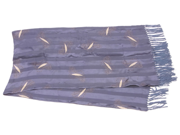 ジョルジオ アルマーニ ストール フリンジ付き レコレツィオーニ ストライプ 中古の通販は