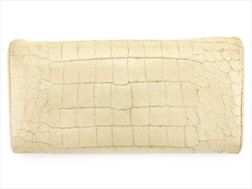 ミュウミュウ ファスナー財布 長財布 二つ折り財布 クロコダイル
