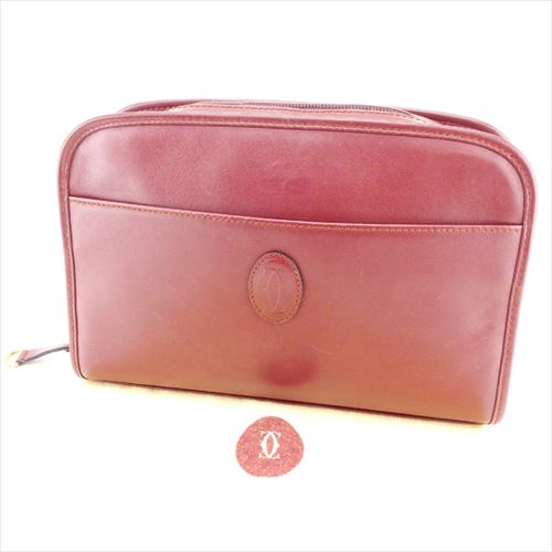 美品【カルティエ】クラッチバッグ カルティエ クラッチバック （良品✨ カルティエ クラッチバッグ