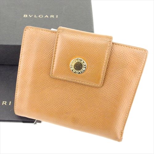 ブルガリ 二つ折り 財布 ロゴボタン 中古の通販は