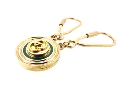 GUCCI グッチ インターロッキング キーホルダー キーリング オールドグッチ GUCCI [在庫処分] グッチ キーリング インターロッキングG