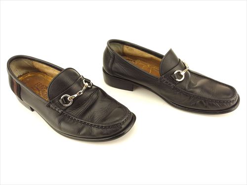 サルヴァトーレ フェラガモ ｆｅｒｒａｇａｍｏ ローファー シューズ 靴 メンズ ガンチーニ 中古 T7359の通販はau Pay マーケット ブランドデポtokyo