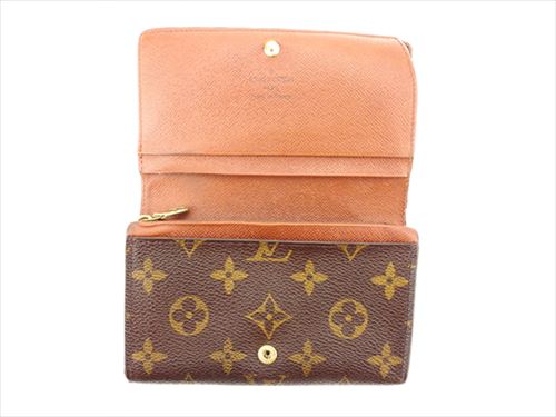 ルイヴィトン ポルトモネ ビエ トレゾール L字ファスナー モノグラム