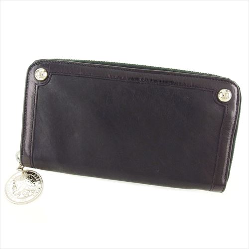 フェンディ 長財布 ラウンドファスナー 財布 コインモチーフ 中古の通販は