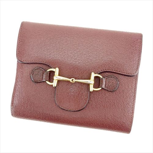 GUCCI 折りたたみ財布 ホースビット 中古 グッチ 三つ折り 財布 ホースビット 中古の通販はau PAY