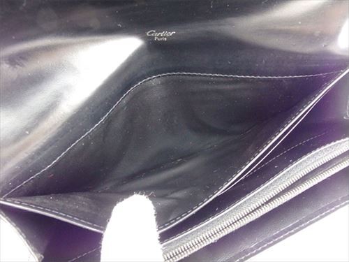 カルティエ 長財布 ファスナー付き 財布 ラブコレクション 中古