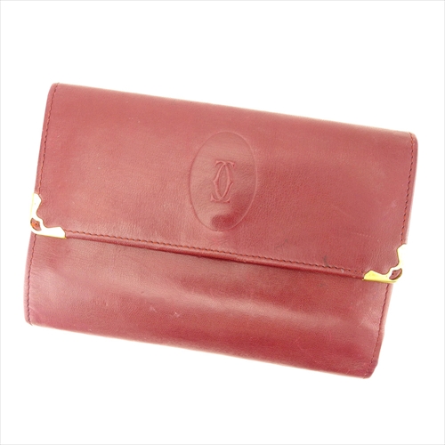 カルティエ がま口 財布 三つ折り 財布 マストライン 中古の通販は