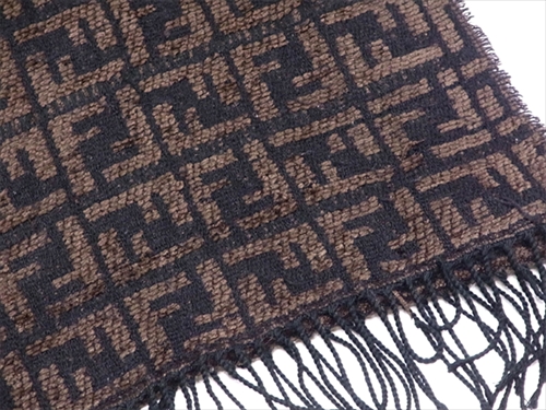 中古 フェンディ Fendi マフラー フリンジ付き レディース メンズ ズッカ ブラウン ブラック アクリル エラスタン 人気 セール T7の通販はau Pay マーケット ブランドデポtokyo