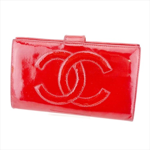 中古 シャネル Chanel 長財布 がま口 財布 レディース オールドシャネル ココマーク レッド ゴールド エナメルレザー ヴィンテージ の通販はau Pay マーケット ブランドデポtokyo