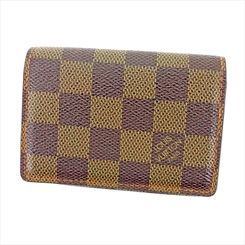 中古 ルイ ヴィトン Louis Vuitton カードケース 名刺入れ レディース メンズ アンヴェロップカルトドゥヴィジット ダミエ ブラウン の通販はau Pay マーケット ブランドデポtokyo