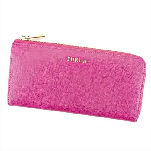 中古 フルラ Furla 長財布 L字ファスナー 財布 レディース ロゴ パープル ゴールド レザー 人気 良品 P925の通販はau Pay マーケット ブランドデポ