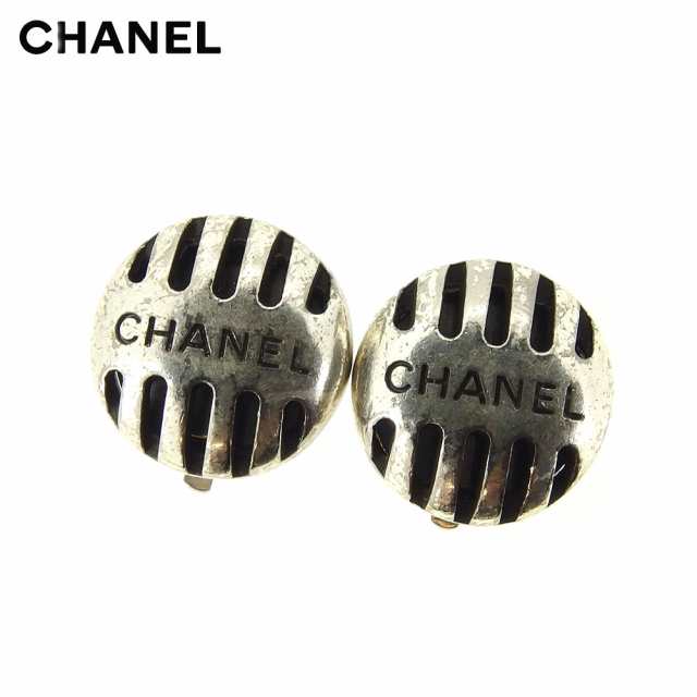 シャネル イヤリング アクセサリー オールドシャネル ロゴ シルバー Chanel 中古 T9646の通販はau Pay マーケット ブランドデポ