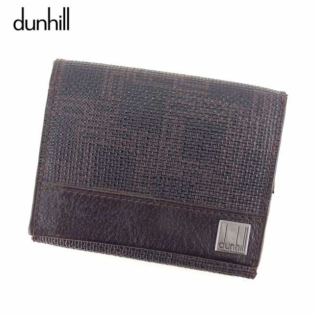 ■管理番号：C3526 ◆参考価格：円 【商品説明】 ダンヒル【dunhill】の コインケースです。 定番人気のディーエイトライン&star;小銭の出し入れがしやすいボックスタイプです♪ ◆