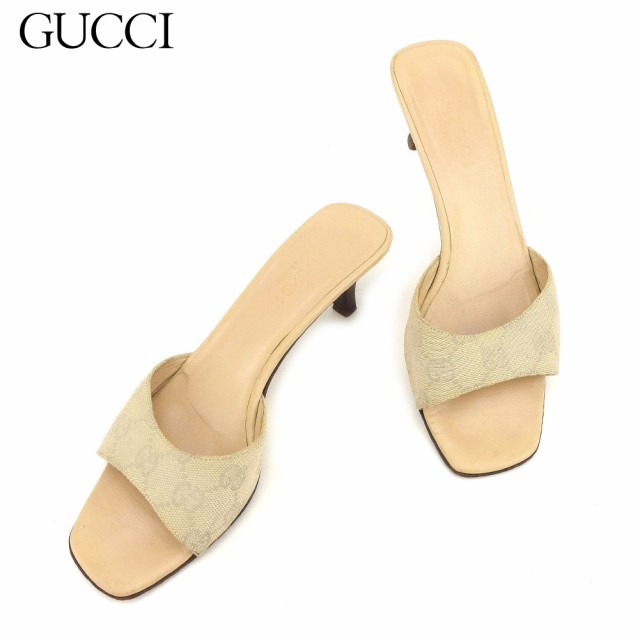 ■管理番号：L2508 ◆参考価格：円 【商品説明】 グッチ【Ｇｕｃｃｉ】の #35ハーフ サンダルです。 ◆ランク 【6】 【6】通常の使用感があるお品物 【状態】 まだまだ十分にお使いいただけます