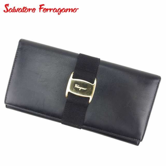 ■管理番号：T9106 ◆参考価格：円 【商品説明】 サルヴァトーレ フェラガモ【Salvatore Ferragamo】の 長財布です。 定番人気のヴァラライン&star;収納力に優れた機能