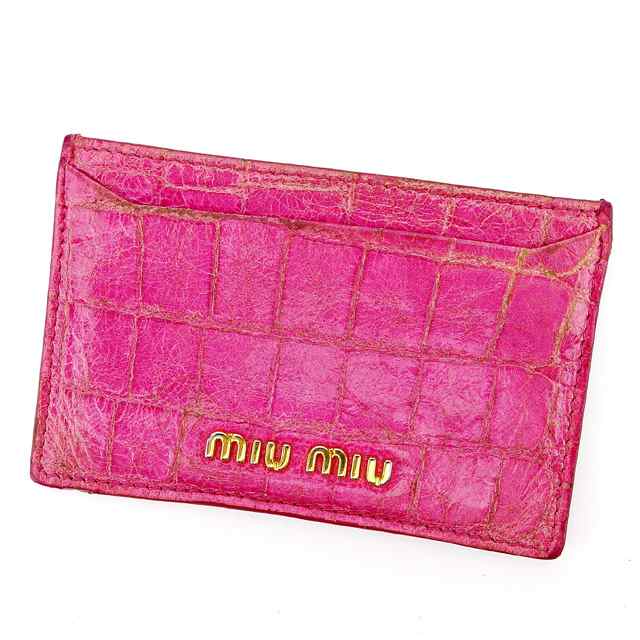 miumiu 名刺入れ カードケース - 通販 - yapistudyo.com