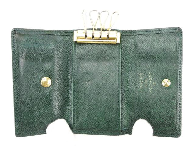 (未使用) LOUIS VUITTON ルイヴィトン　タイガ　４連キーケース　緑 楽天市場】美品 ルイ ヴィトン ミュルティクレ 4連 タイガ グリーン