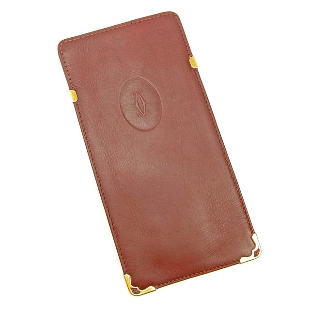 カルティエ メガネケース 眼鏡ケース マストライン 中古 メガネ