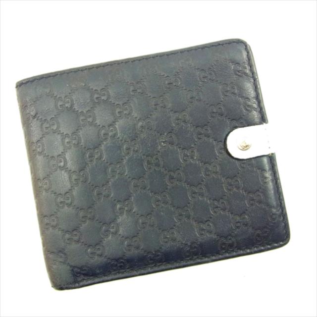 グッチ 二つ折り 財布 グッチシマ 中古の通販は