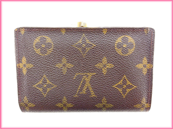 ルイヴィトン 二つ折り財布 ポルトモネ ビエ ヴィエノワ モノグラム がま口 ルイ・ヴィトン LOUIS VUITTON ポルトモネ・ビエ・ヴィエノワ