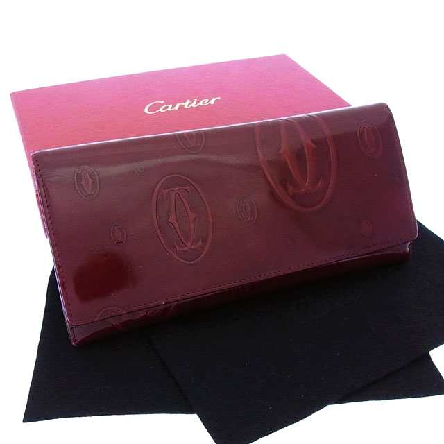 カルティエ Cartier 長財布 財布 小物 サイフ ファスナー 二つ折り レディース ハッピーバースデー 中古 Tの通販はau Pay マーケット ブランドデポ