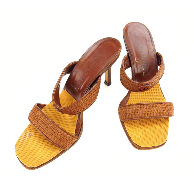 シャネル サンダル ＃36 ココマーク 中古の通販は 54,827円