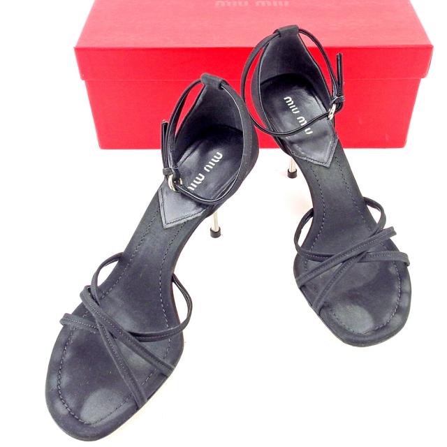miu miu ブラック ハイヒールストラップサンダル Miu Miu 55mm buckle-embellished Slingblack Pumps | Black | FARFETCH