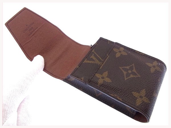 ■新品■未使用■ LOUIS VUITTON ルイヴィトン M63024 モノグラム エテュイ シガレットケース 煙草ケース レディース ブラウン系 BD4867