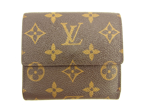 LOUIS VUITTON◇ポルト・ビエ・カルト・ブルー_モノグラム・キャンバス  
