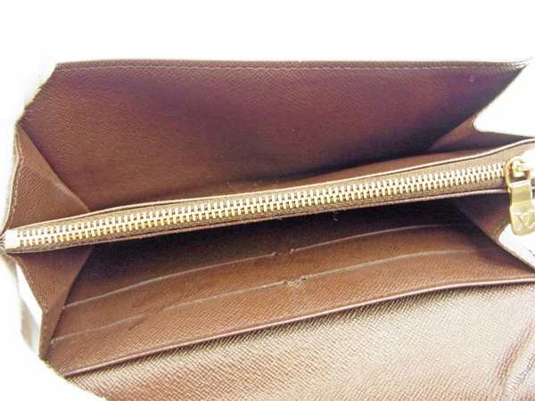 【P20倍】 ルイヴィトン 二つ折り財布 ファスナー付き長財布 ダミエ ポシェットポルトモネクレディ ダミエ ブラウン PVC×レザ-N61724  Lo｜au PAY マーケット