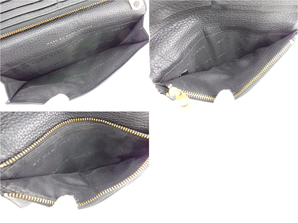 マークバイ マーク ジェイコブス 長財布 財布 小物 サイフ ファスナー付き長財布 メンズ可 バイカラー 中古 Tの通販はau Pay マーケット ブランドデポtokyo
