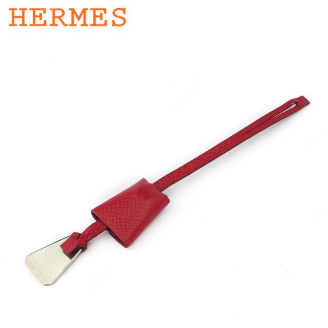 HERMESチャーム エルメス ミニクロシェットチャームキーホルダー　ドッグタグ エルメス HERMES ドッグタグ チャーム ミニクロシェット