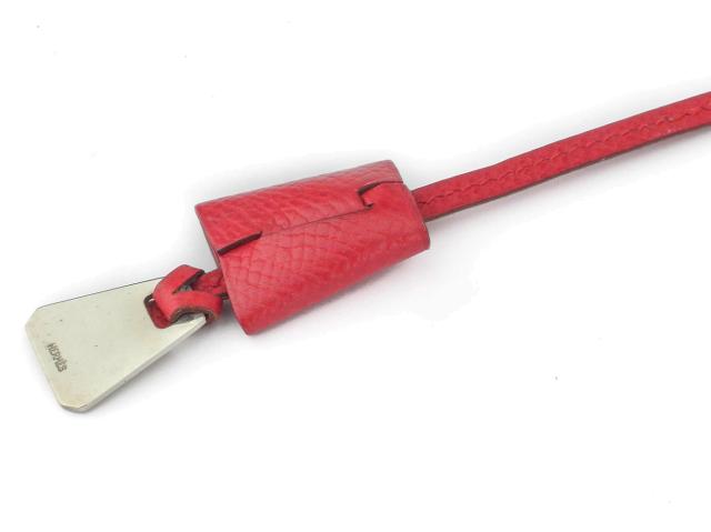HERMESチャーム エルメス ミニクロシェットチャームキーホルダー　ドッグタグ エルメス HERMES ドッグタグ チャーム ミニクロシェット