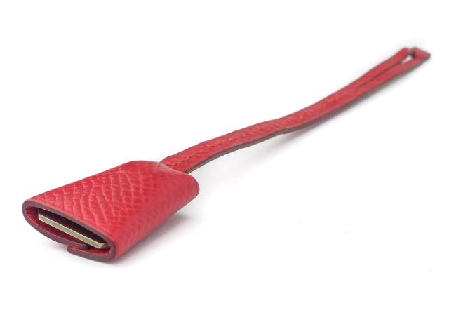 HERMESチャーム エルメス ミニクロシェットチャームキーホルダー　ドッグタグ エルメス HERMES ドッグタグ チャーム ミニクロシェット