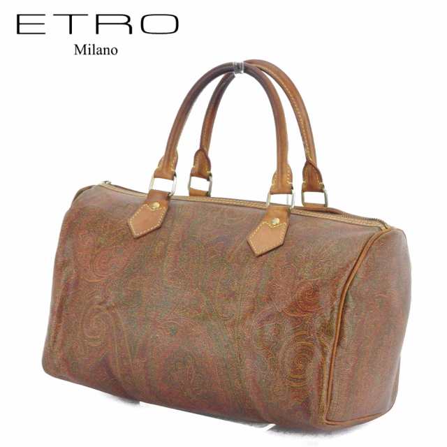 ETRO／エトロ／状態良好／ボストンバック／収納大／特別価格／985+