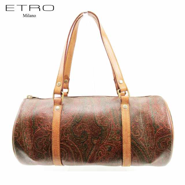 【残り1点】 エトロ ハンドバッグ ミニボストンバッグ ペイズリー ETRO 中古｜au PAY マーケット