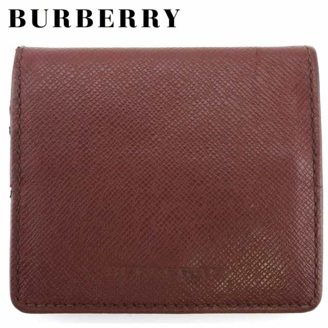 バーバリー コインケース 小銭入れ メンズ スクエアフォルム ロゴ ブラウン Burberry 中古 C3933の通販はau Pay マーケット ブランドデポ