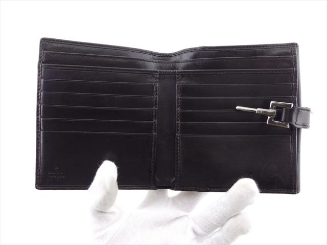 グッチ Wホック 財布 二つ折り ジャッキー シェリーライン GG