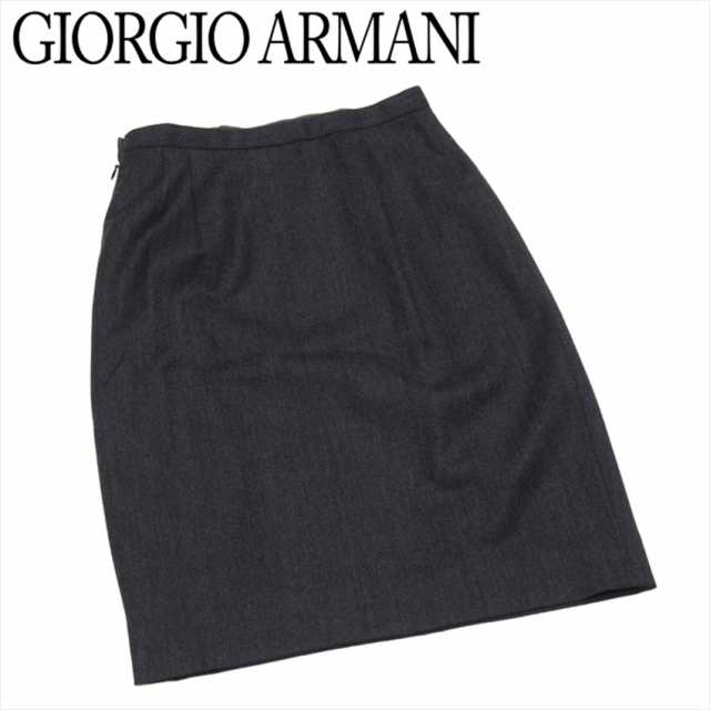 GIORGIO ARMANI ジョルジオアルマーニ スカート ブラックサイズ44 ...