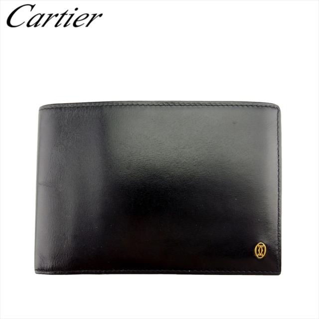 カルティエ 二つ折り 札入れ 小切手ケース付き パシャ メンズ 中古の通販は 22,852円