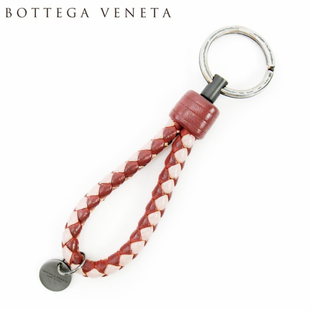 BOTTEGA VENETA キーリング キーホルダー イントレチャーメタル革