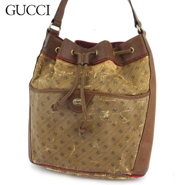 グッチ ショルダーバッグ 巾着 斜めがけショルダー バッグ レディース メンズ オールドグッチ ダブルg柄 ブラウン グリーン レッド Gucciの通販はau Pay マーケット ブランドデポ