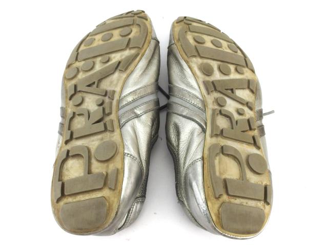 プラダ スニーカー シューズ 靴 メンズ 6 シルバー Prada 中古 D2227の通販はau Pay マーケット ブランドデポ