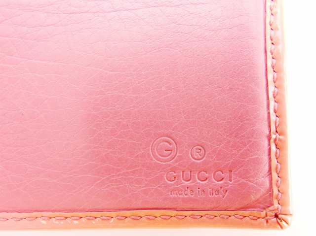 グッチ 長財布 三つ折り 財布 レディース ロゴ ピンク Gucci 中古 D2252の通販はau Pay マーケット ブランドデポ